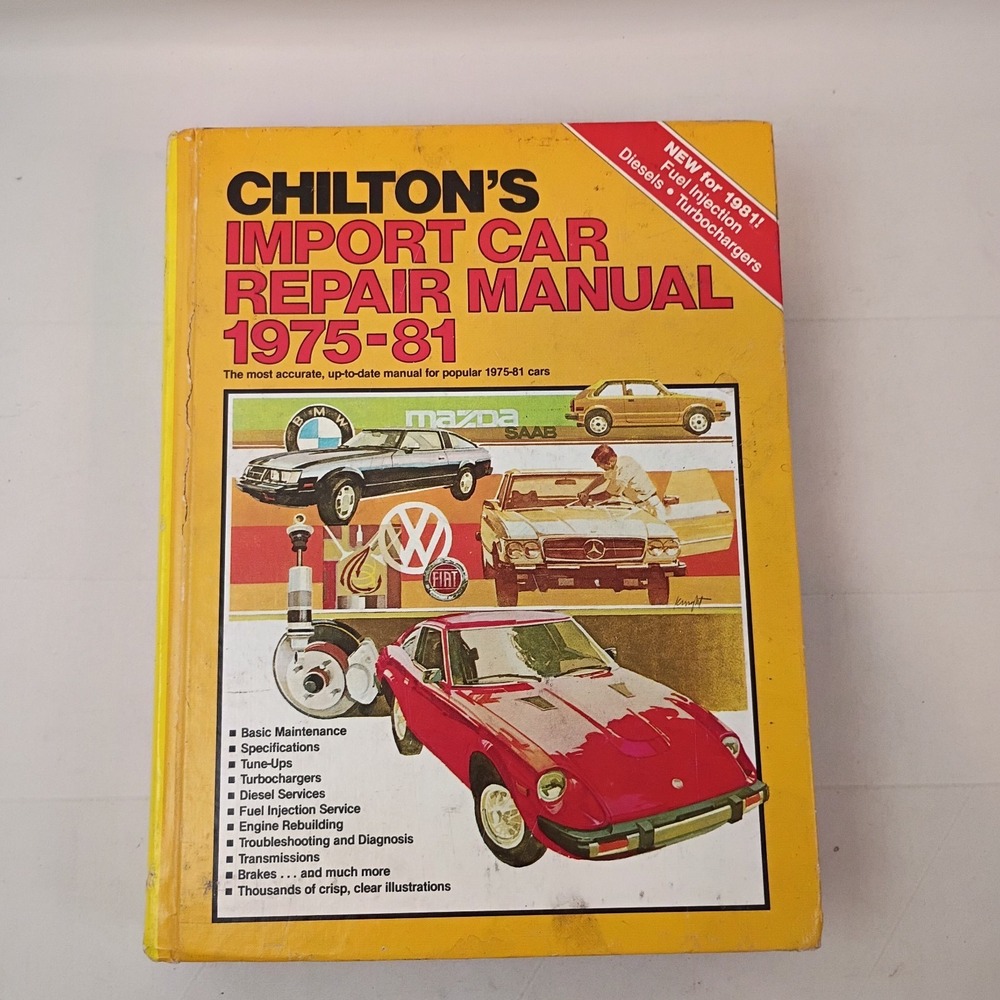 Chilton's Import Car Repair Manual, 1975-81 Chilton Automotive Ed 7029 Hardcover